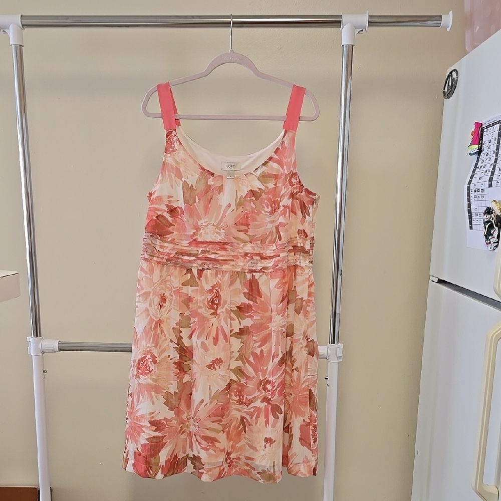 Cat & Jack Pink Orange Sleeveless Sundress Mini